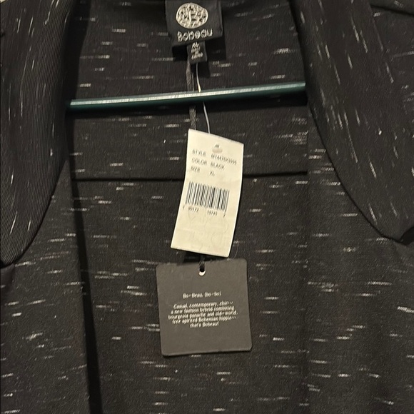 Bobeau XL Black Sleeveless Vest with Pockets - New with Tags - Picture 2 of 5